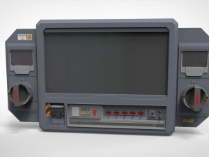 Dashboard 4 sci fi 3D Model