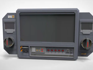 Dashboard 4 sci fi 3D Model