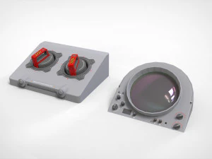 Dashboard 4 sci fi 3D Model