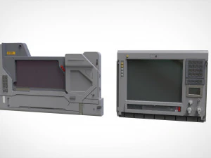 Dashboard 4 sci fi 3D Model