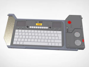 Dashboard 4 sci fi 3D Model