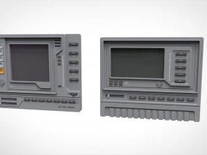Dashboard 4 sci fi 3D Model