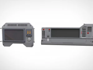 Dashboard 4 sci fi 3D Model