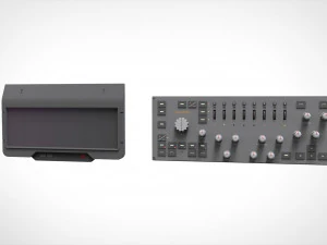 Dashboard 4 sci fi 3D Model