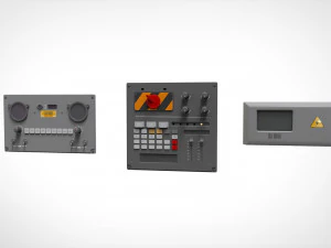 Dashboard 4 sci fi 3D Model