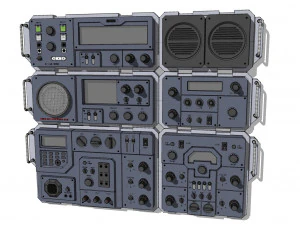Dashboard 4 sci fi 3D Model