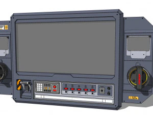 Dashboard 4 sci fi 3D Model