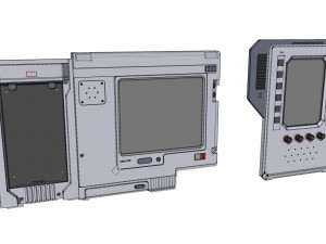 Dashboard 4 sci fi 3D Model