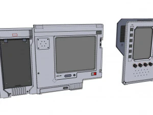 Dashboard 4 sci fi 3D Model