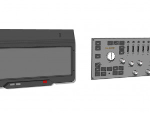 Dashboard 4 sci fi 3D Model
