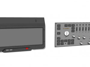Dashboard 4 sci fi 3D Model