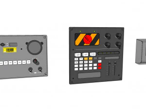 Dashboard 4 sci fi 3D Model