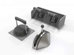 Dashboard 5 control panel with buttons and knobs 3D Model