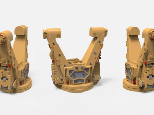Kitbash de arquitetura de fic&ccedil;&atilde;o cient&iacute;fica 45 Modelo 3D