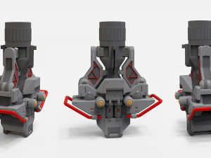Kitbash de arquitetura de fic&ccedil;&atilde;o cient&iacute;fica 45 Modelo 3D