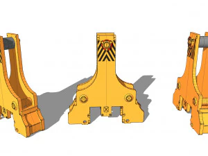 Kitbash de arquitetura de fic&ccedil;&atilde;o cient&iacute;fica 45 Modelo 3D