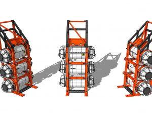 Kitbash de arquitetura de fic&ccedil;&atilde;o cient&iacute;fica 45 Modelo 3D