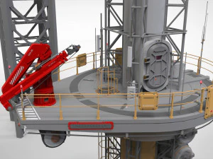 Sci-Fi Wind turbine 1 3D Model