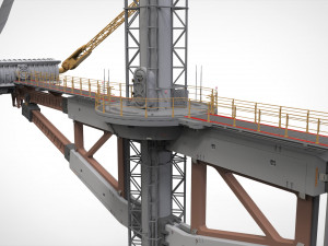 Sci-Fi Wind turbine 1 Modelo 3D