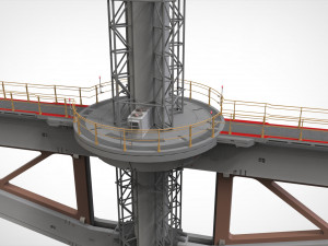 Sci-Fi Wind turbine 1 Modelo 3D