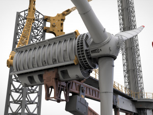 Sci-Fi Wind turbine 1 Modelo 3D