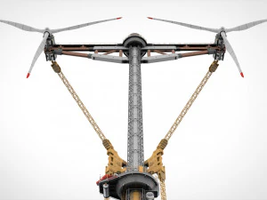 Sci-Fi Wind turbine 1 3D Model