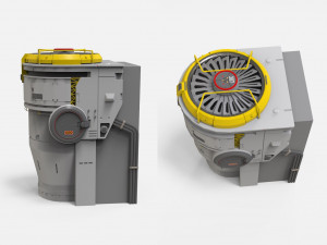 Sci-fi Architecture kitbash 46 3D Model