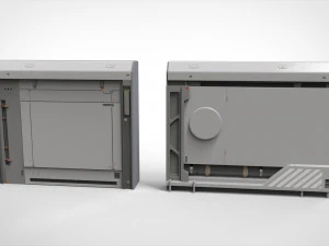 Sci-fi Architecture kitbash 46 3D Model