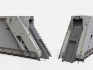 Sci-fi Architecture kitbash 46 3D Model