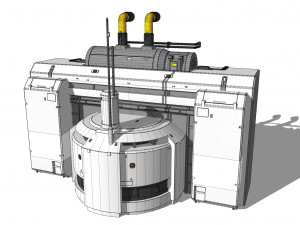 Sci-fi Architecture kitbash 46 3D Model