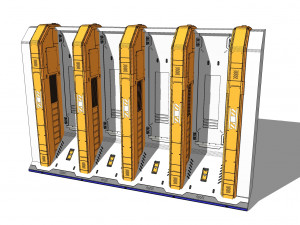 Sci-fi Architecture kitbash 46 3D Model