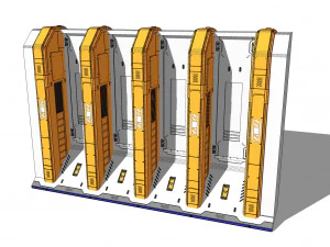 Sci-fi Architecture kitbash 46 3D Model