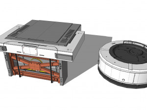 Sci-fi Architecture kitbash 46 3D Model