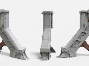 Sci-fi Architecture kitbash 47 Modèle 3D