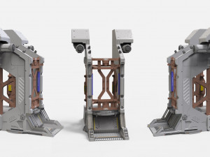 Sci-fi Architecture kitbash 47 Modèle 3D