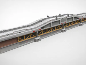 Sci-fi Architecture kitbash 47 3D Model