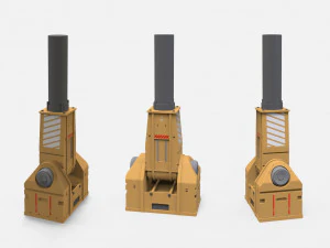 Sci-fi Architecture kitbash 47 3D Model