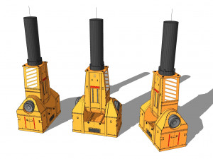 Sci-fi Architecture kitbash 47 Modèle 3D