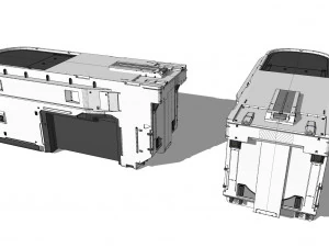 Sci-fi Architecture kitbash 47 3D Model