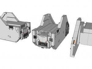 Sci-fi Architecture kitbash 47 Modèle 3D