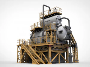 Sci-fi storage tank 3 3D Model