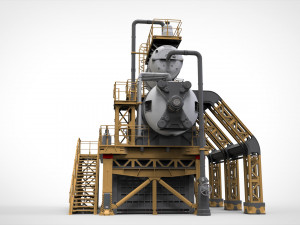 Sci-fi storage tank 3 3D 模型