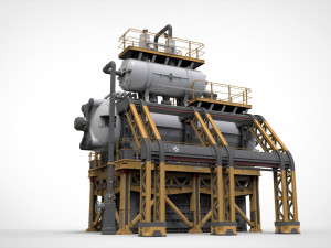 Sci-fi storage tank 3 3D 模型
