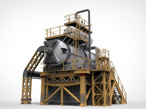 Sci-fi storage tank 3 3D 模型