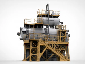 Sci-fi storage tank 3 3D Model