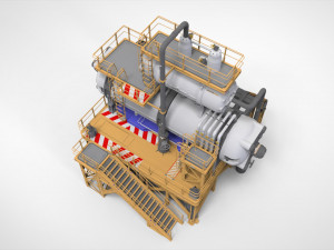 Sci-fi storage tank 3 3D 模型