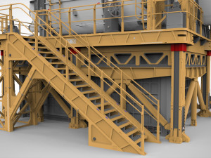 Sci-fi storage tank 3 3D 模型