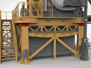 Sci-fi storage tank 3 3D 模型