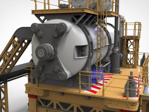 Sci-fi storage tank 3 3D 模型