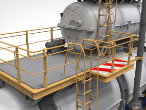 Sci-fi storage tank 3 3D 模型